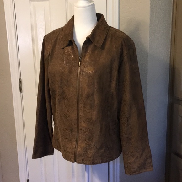 chicos suede jacket